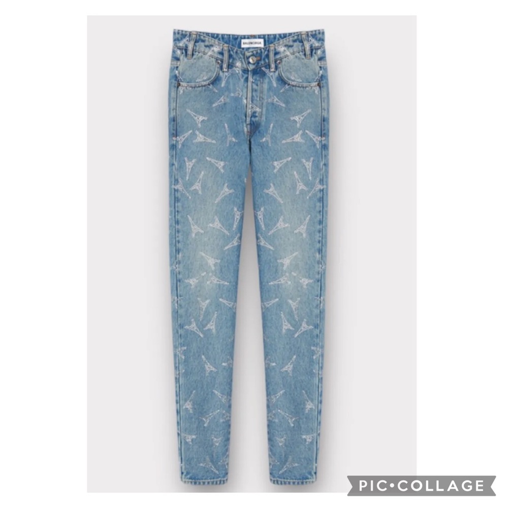 Authentic Balenciaga embellished jeans in sz 27